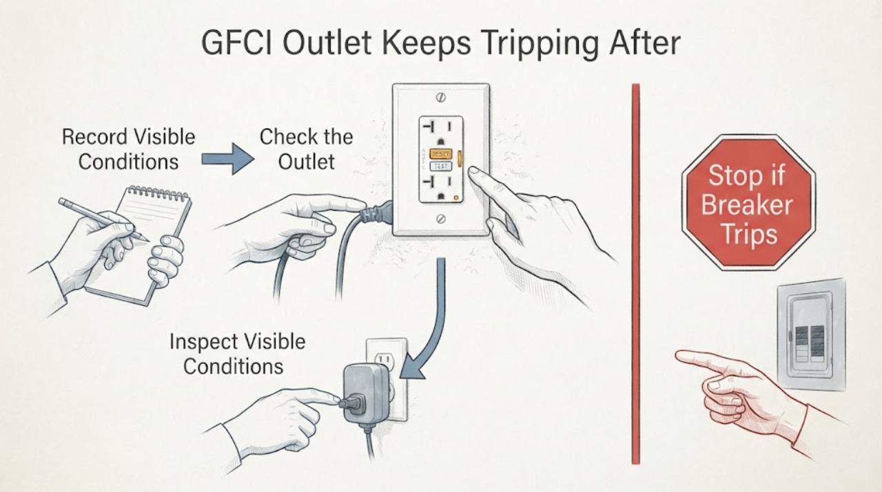 GFCI Outlet Keeps Tripping After