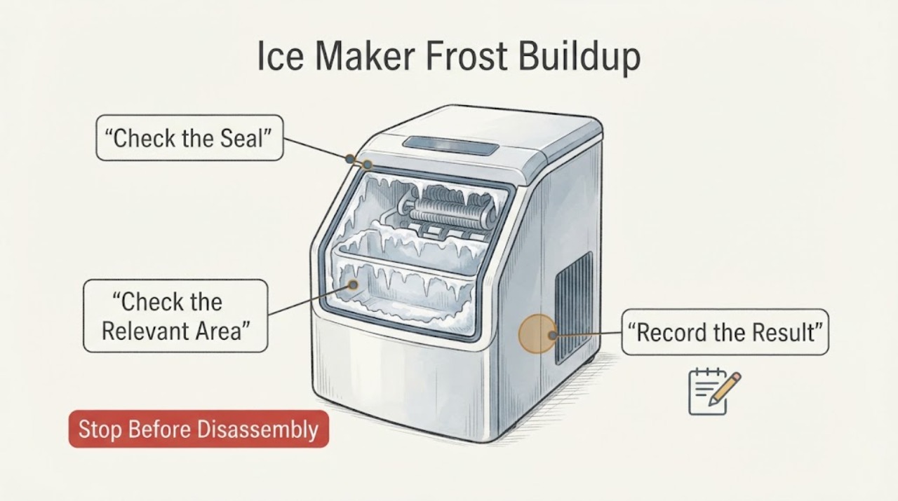 Ice Maker Frost Buildup