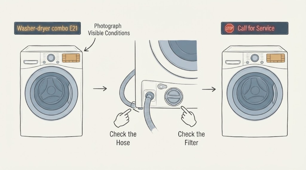 Washer-dryer combo E21