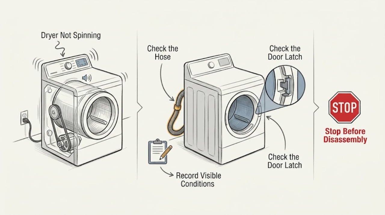 Dryer Not Spinning