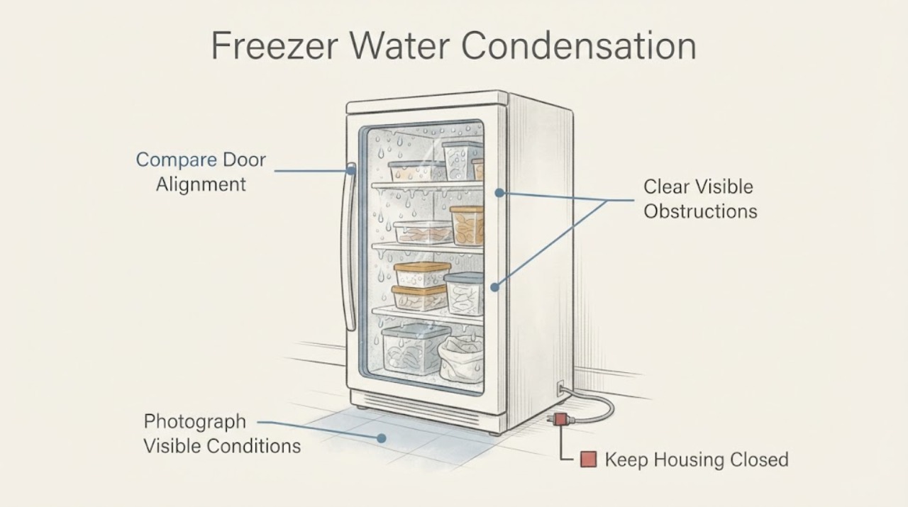 Freezer Water Condensation