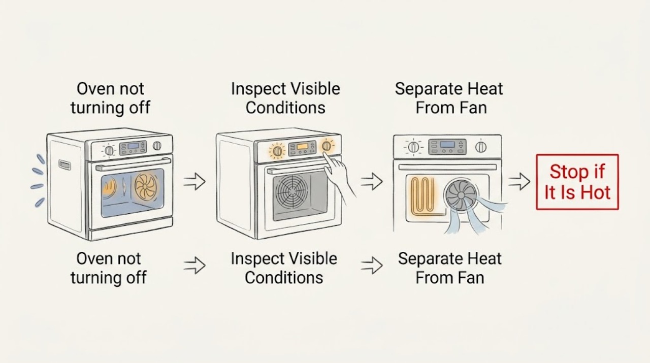 Oven not turning off