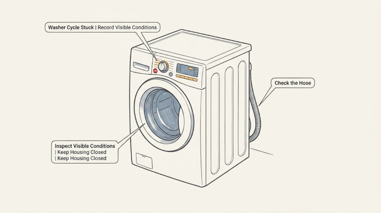 Washer Cycle Stuck