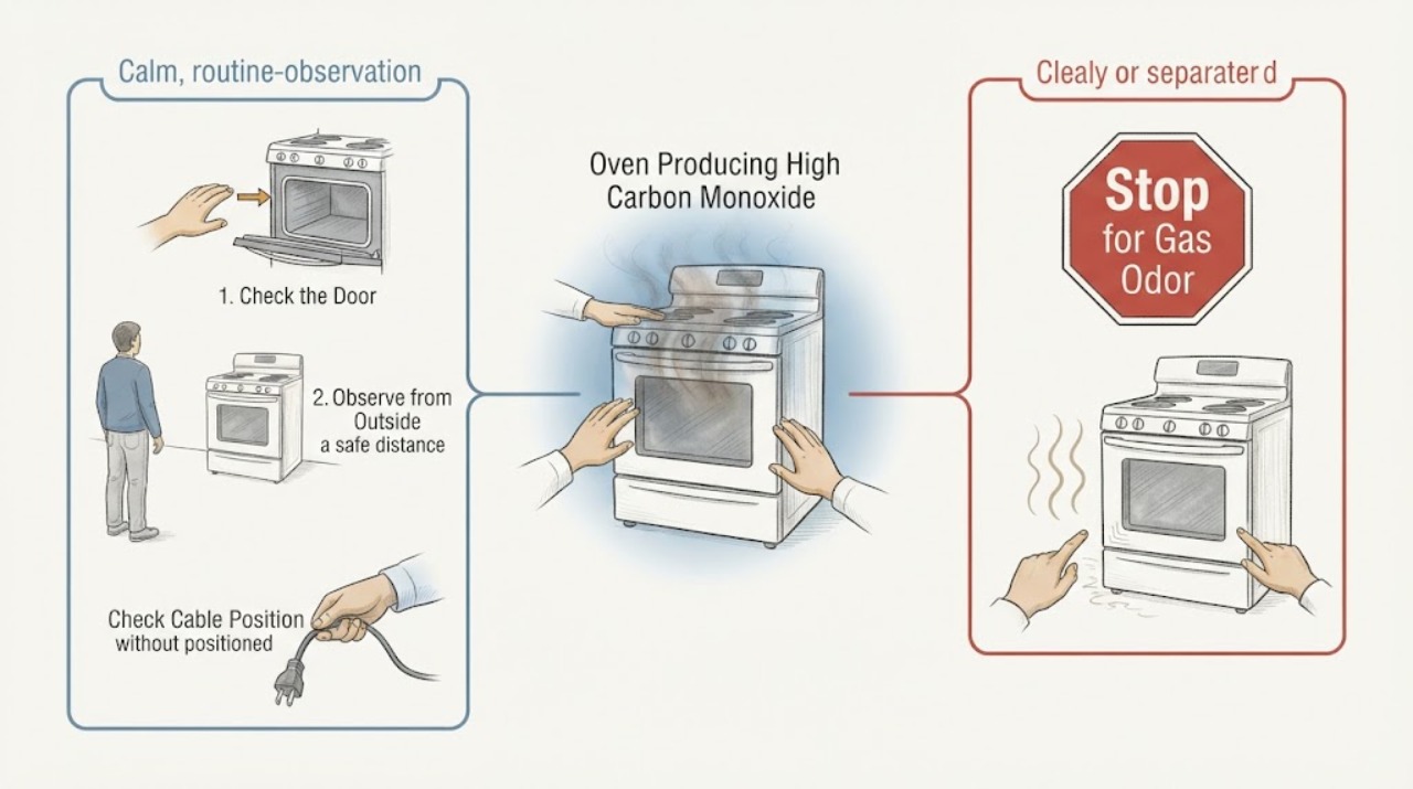 Oven Producing High Carbon Monoxide