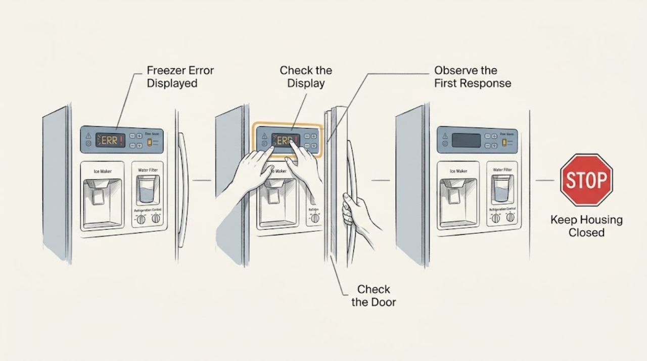 Freezer Error Displayed