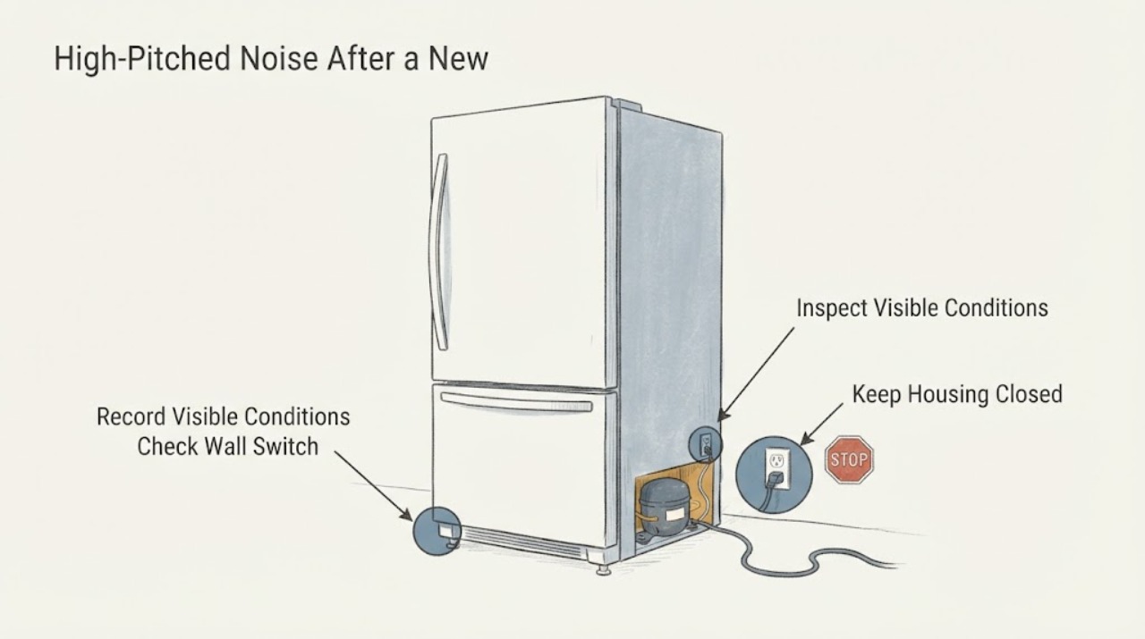 High-Pitched Noise After a New