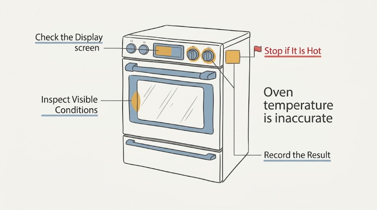 Oven temperature is inaccurate