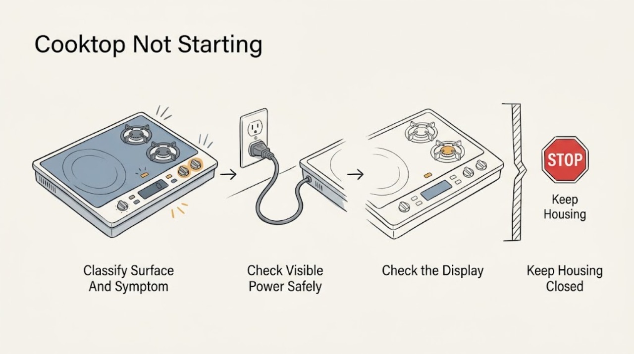 Cooktop Not Starting