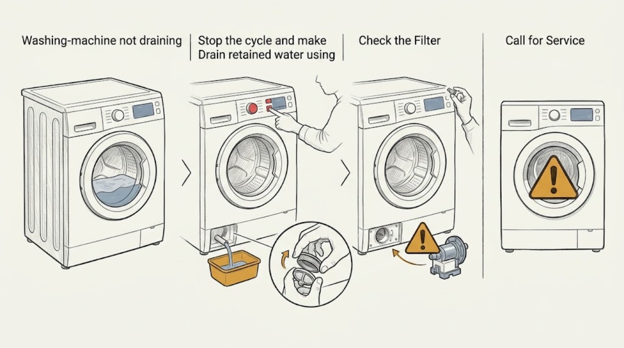 Washing-machine not draining