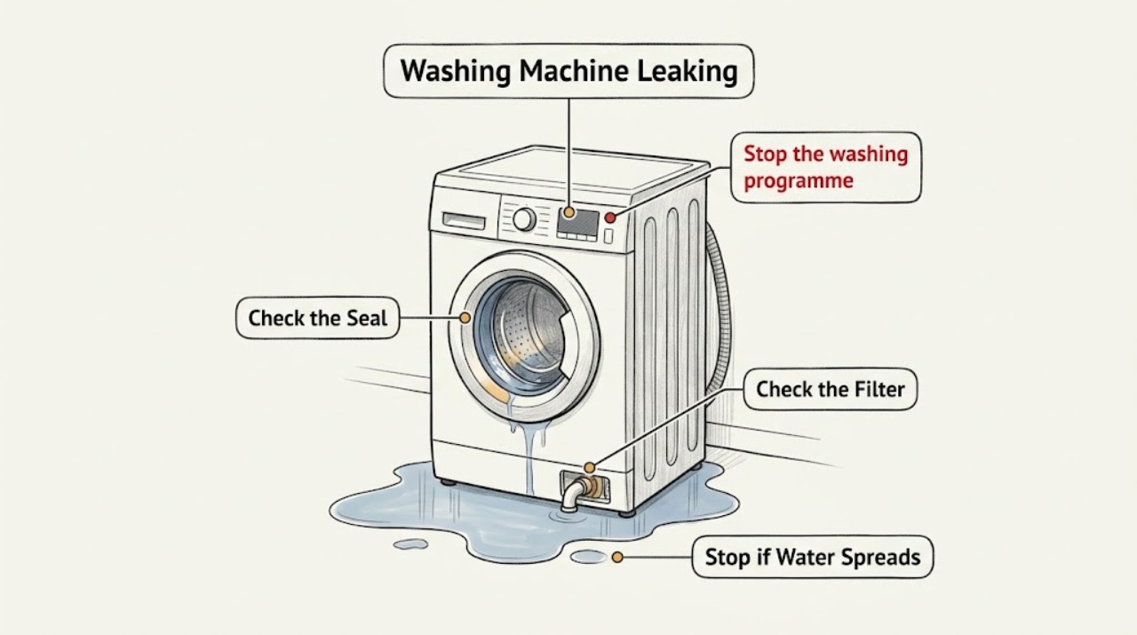 Washing Machine Leaking