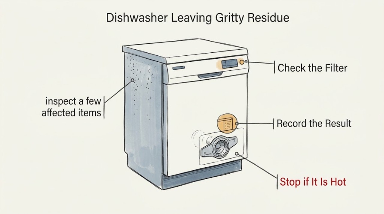 Dishwasher Leaving Gritty Residue