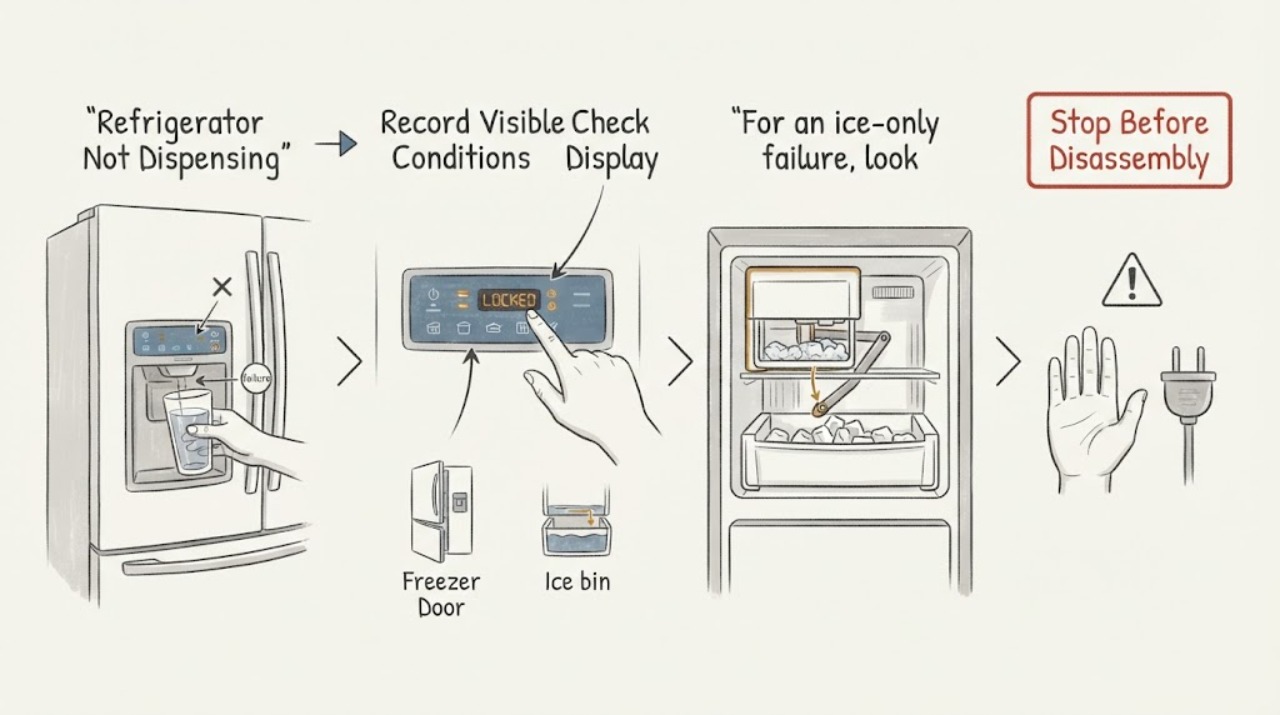 Refrigerator Not Dispensing