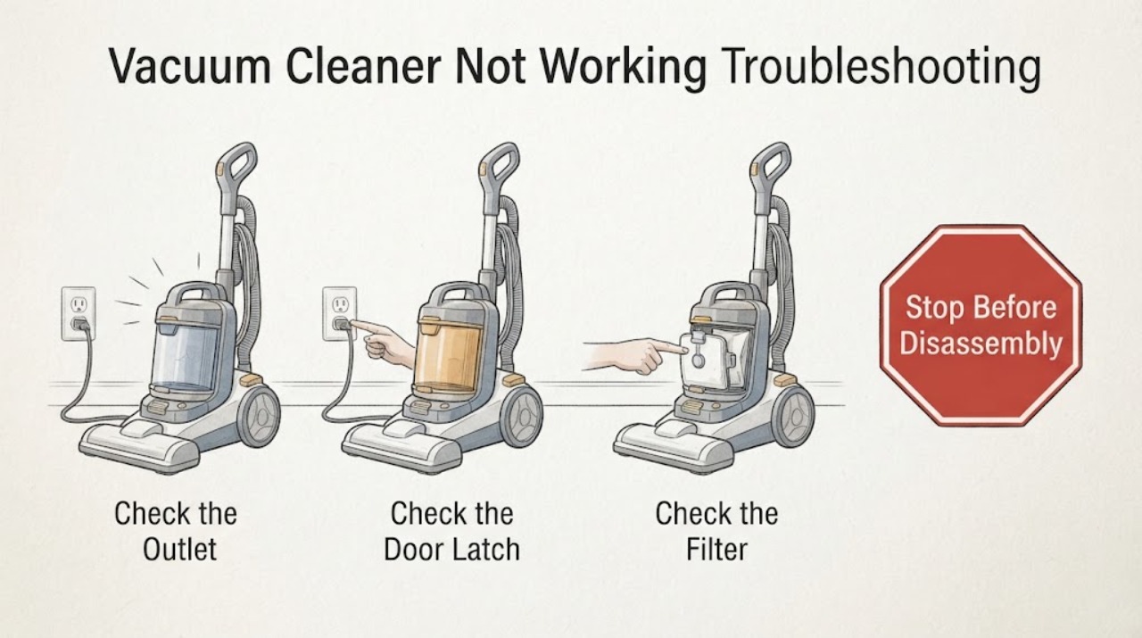 Vacuum Cleaner Not Working Troubleshooting