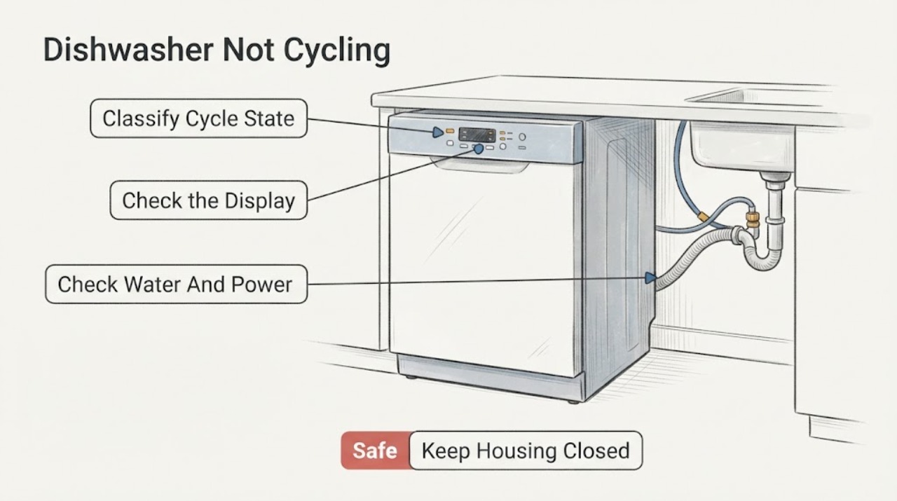 Dishwasher Not Cycling | Safe