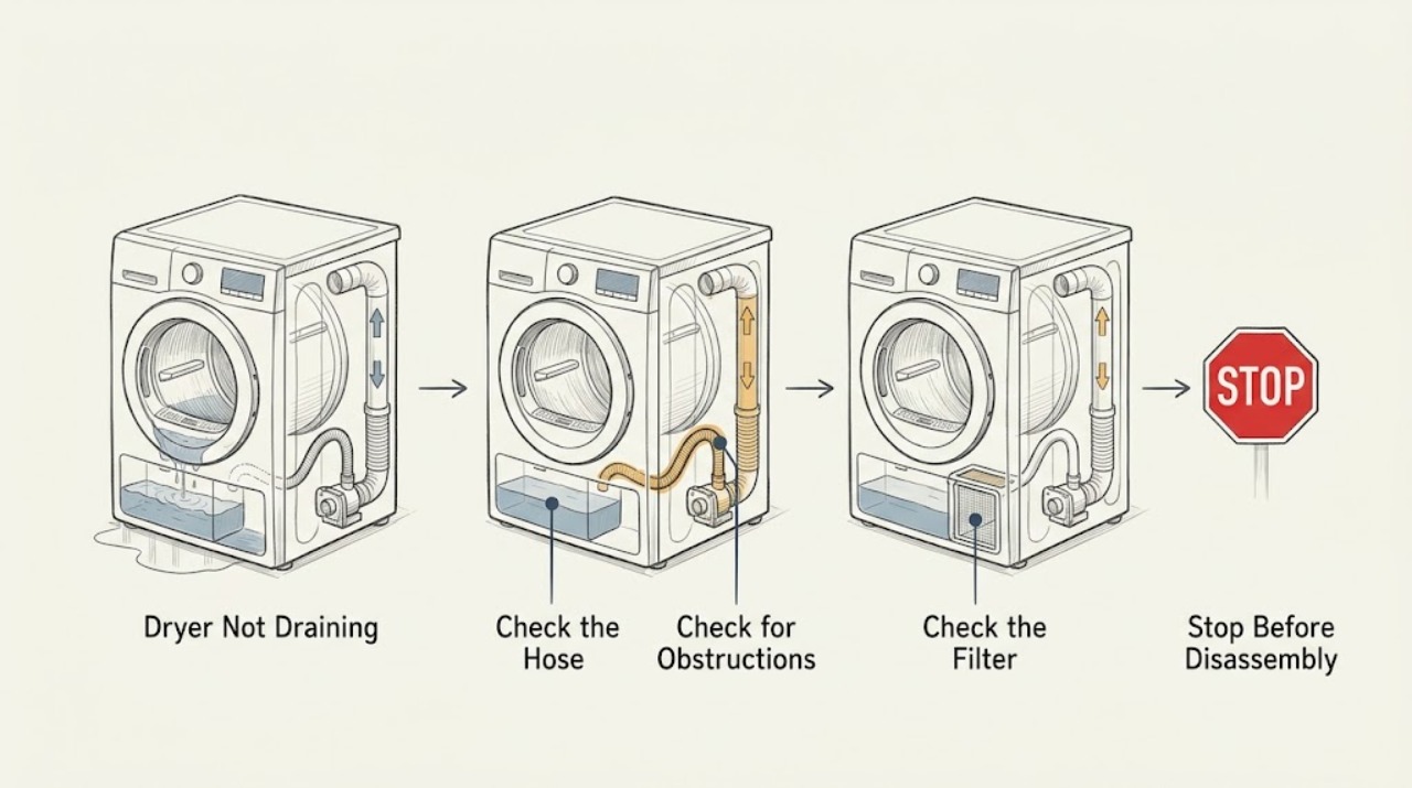 Dryer Not Draining