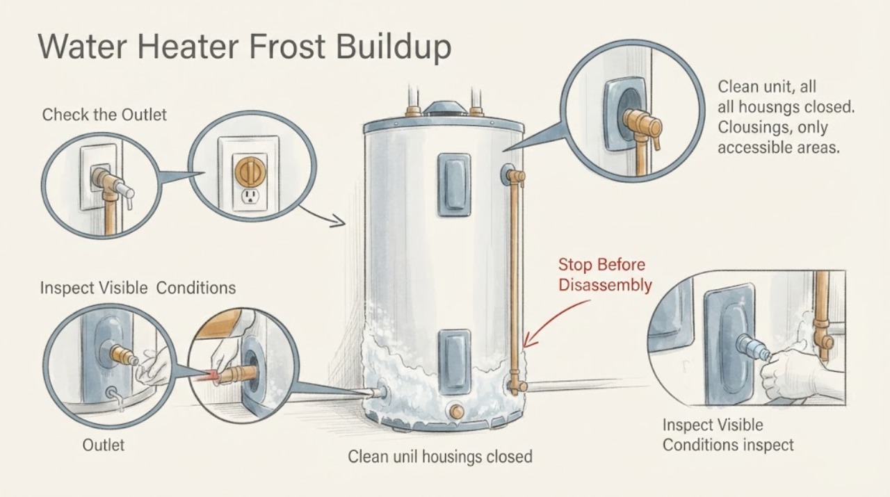 Water Heater Frost Buildup