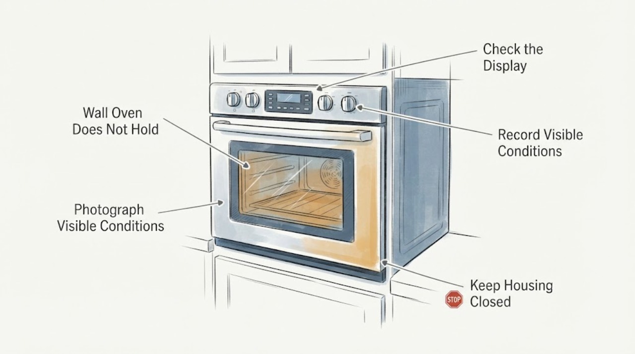 Wall Oven Does Not Hold