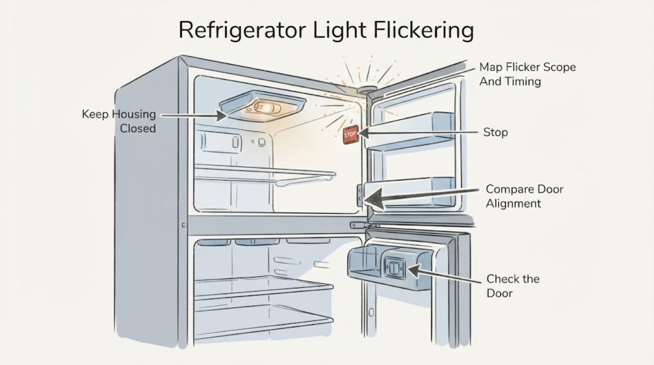 Refrigerator Light Flickering