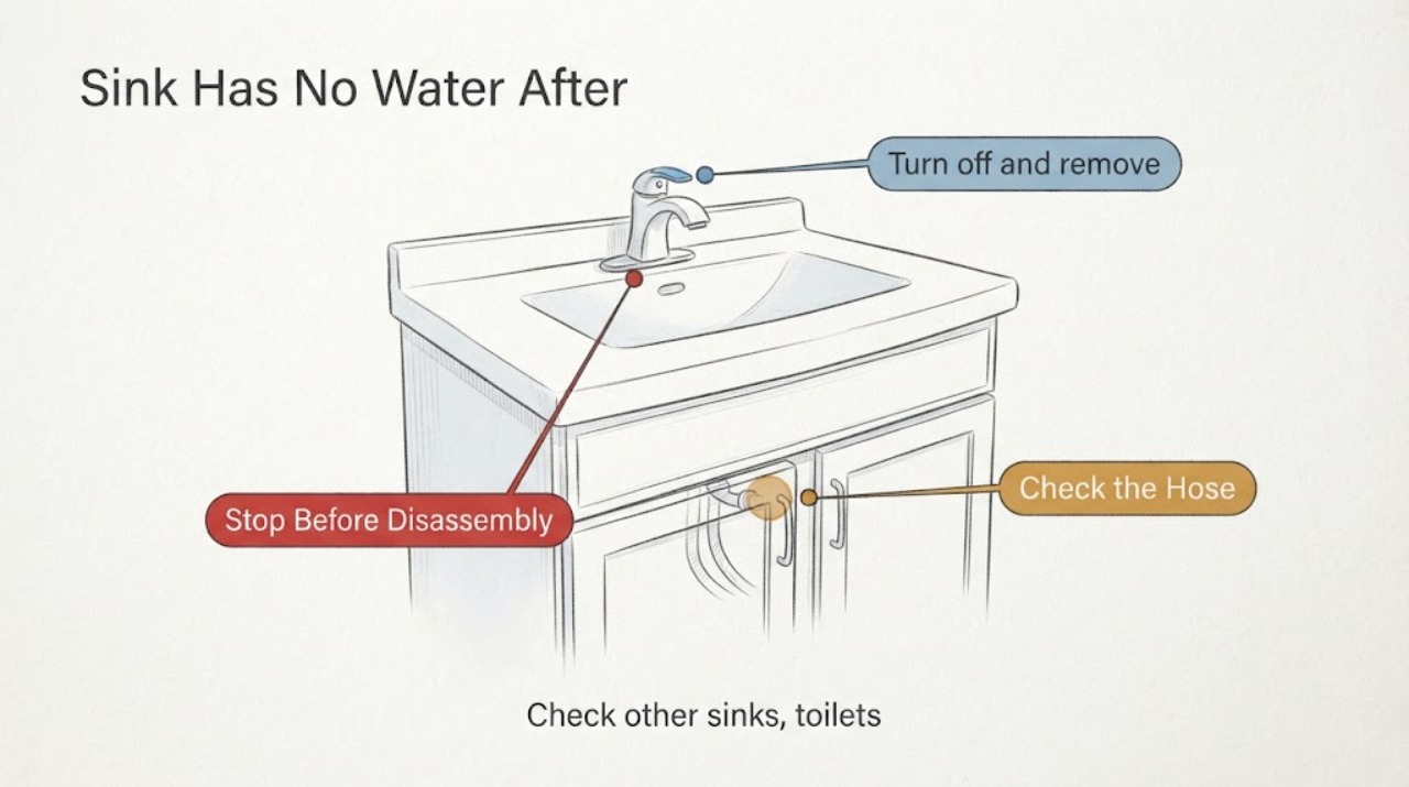 Sink Has No Water After