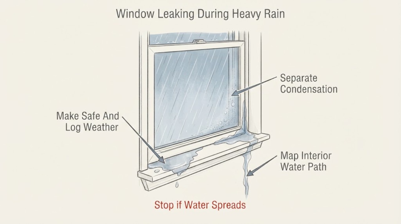 Window Leaking During Heavy Rain