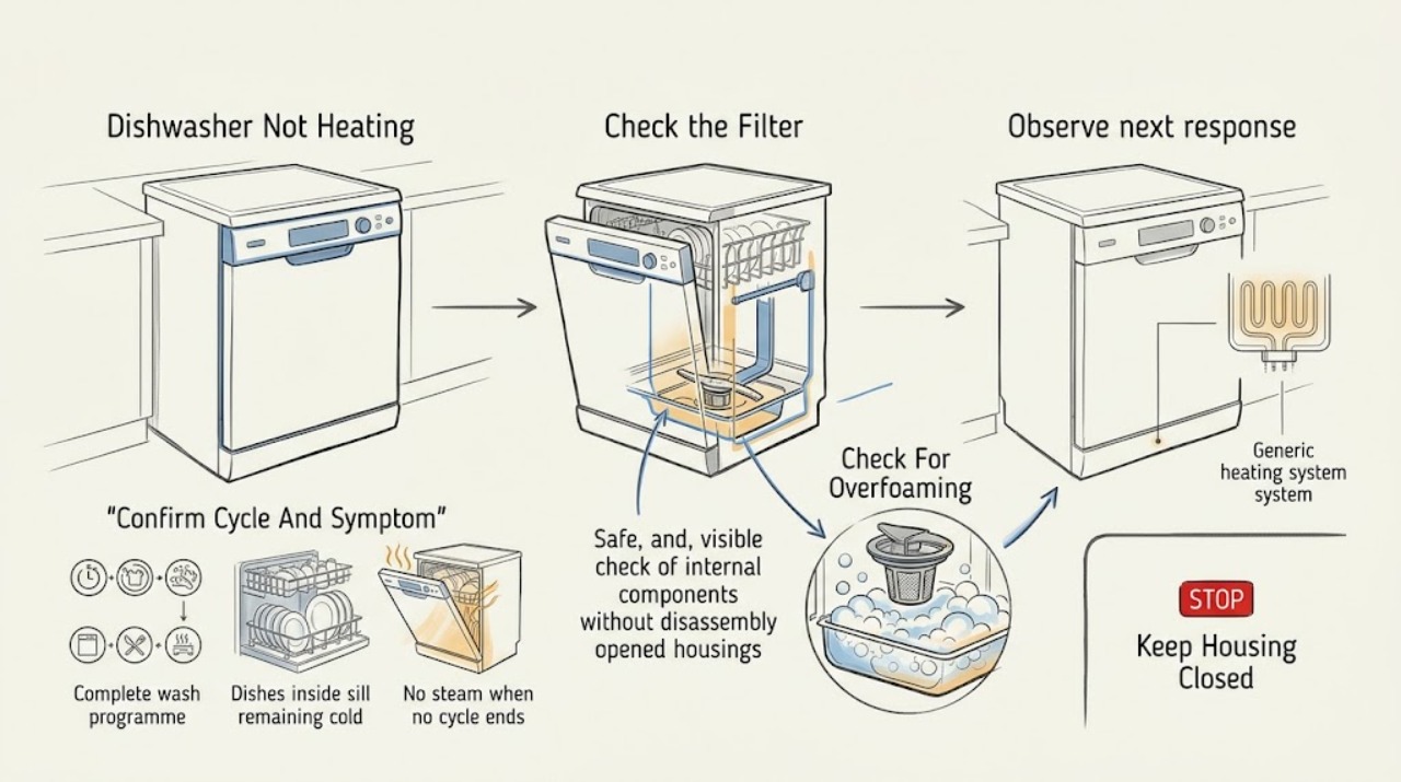 Dishwasher Not Heating