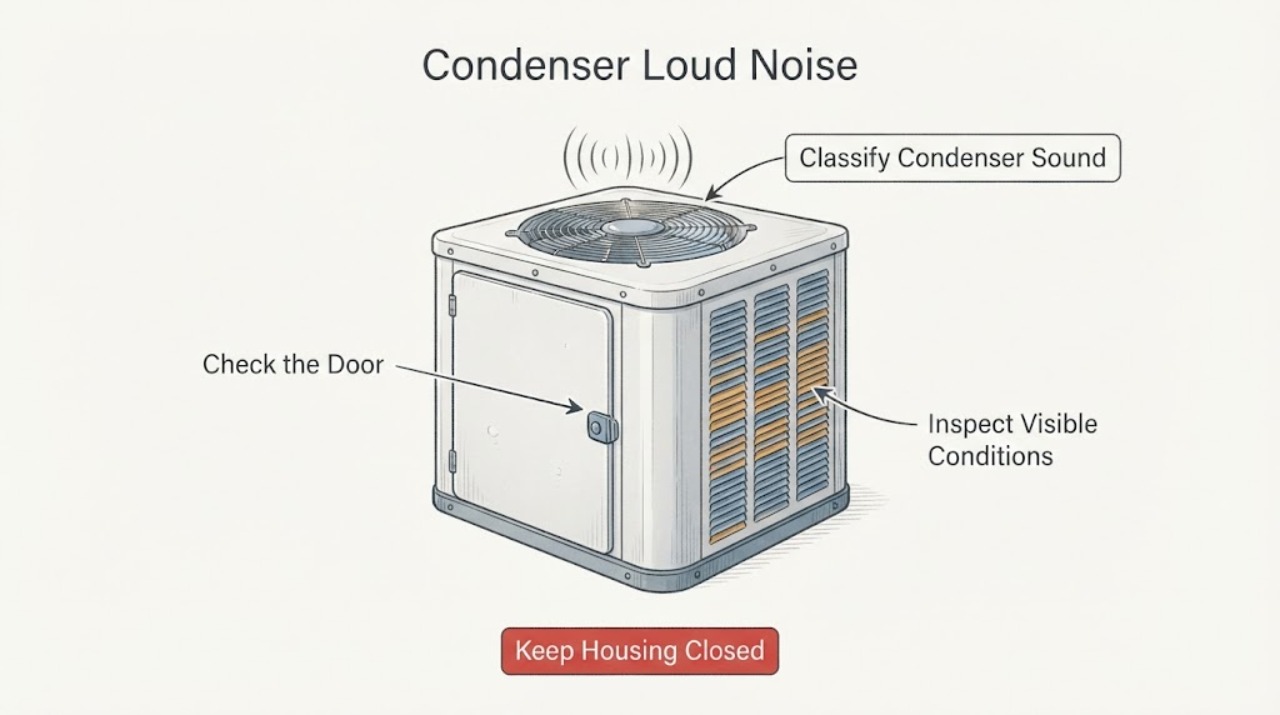 Condenser Loud Noise