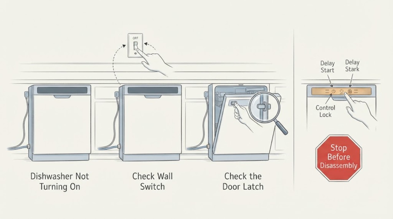Dishwasher Not Turning On