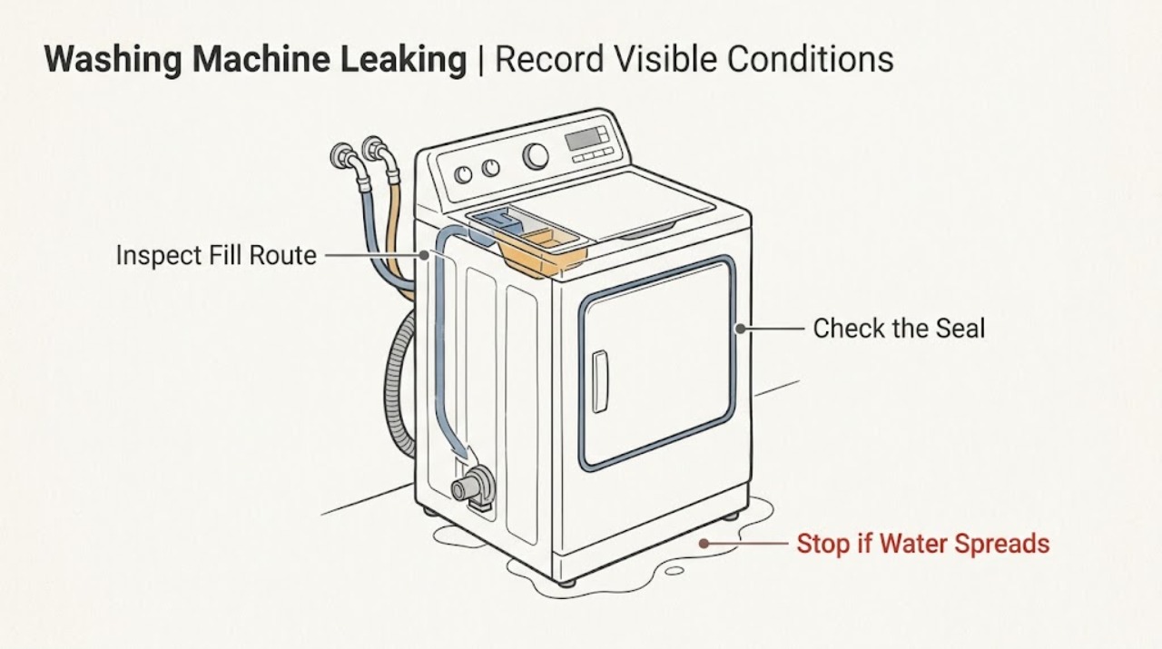 Washing Machine Leaking