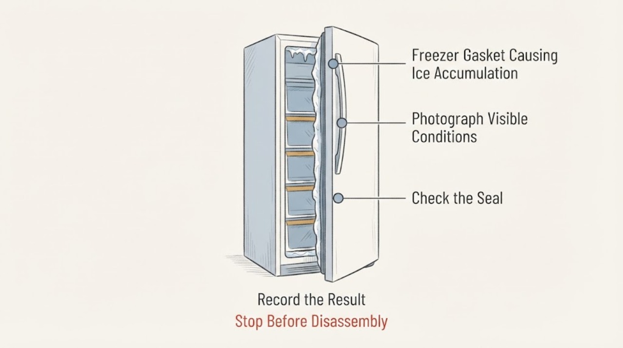 Freezer Gasket Causing Ice Accumulation