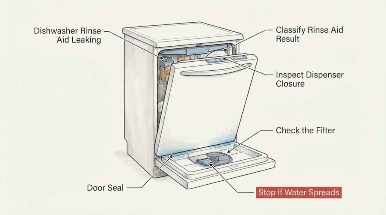 Dishwasher Rinse Aid Leaking
