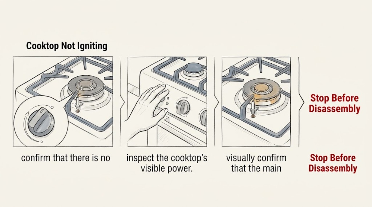 Cooktop Not Igniting
