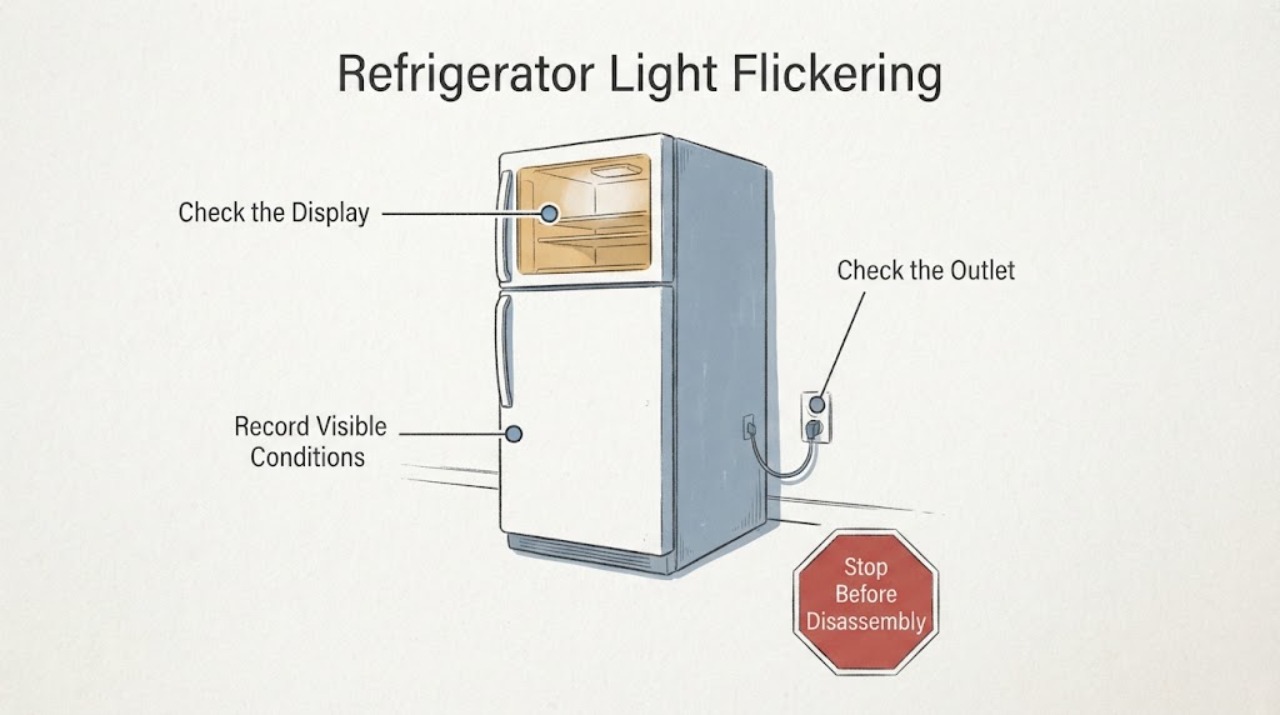 Refrigerator Light Flickering