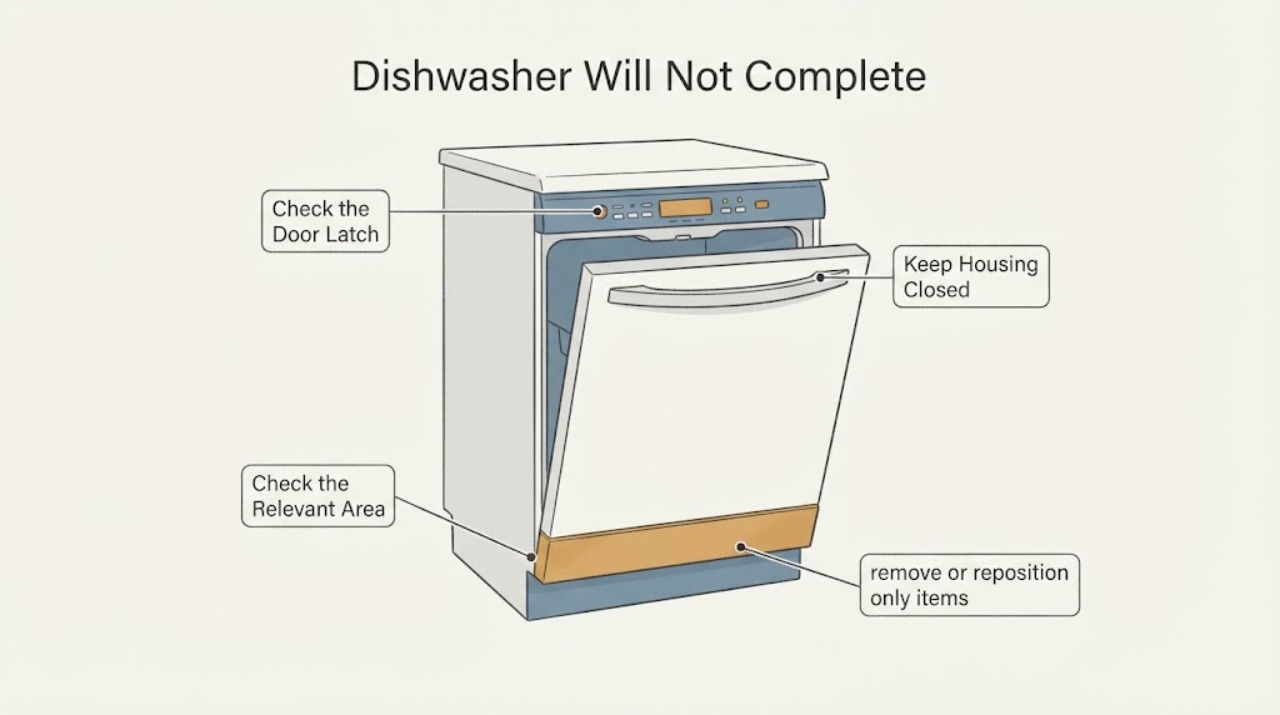 Dishwasher Will Not Complete