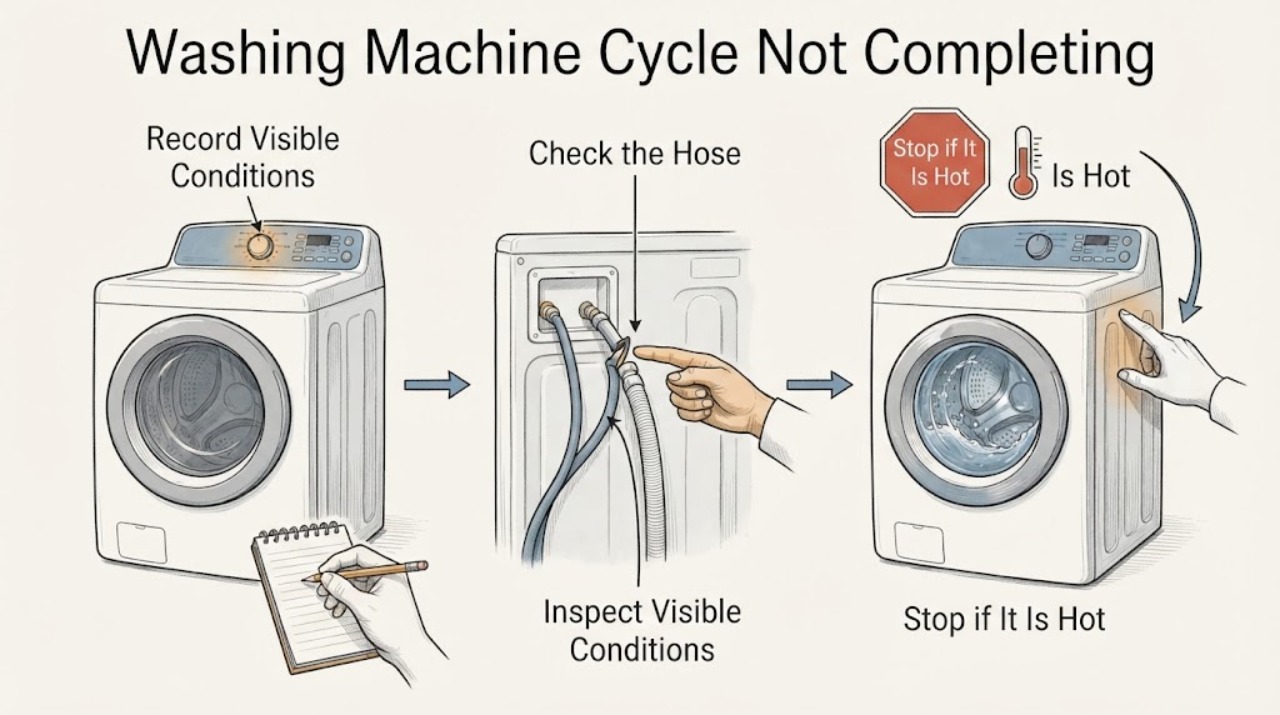 Washing Machine Cycle Not Completing