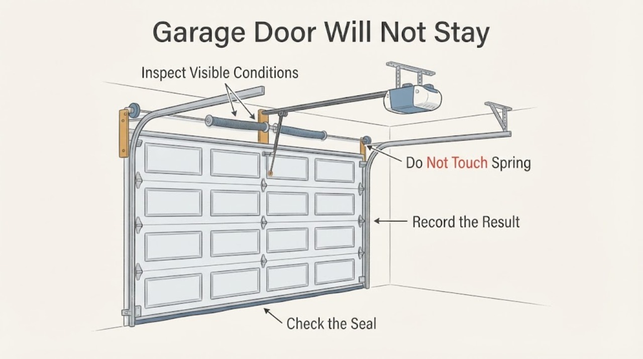 Garage Door Will Not Stay