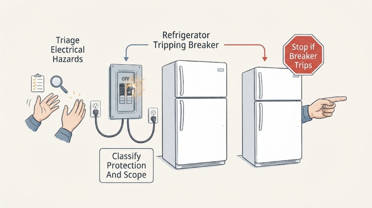 Refrigerator Tripping Breaker