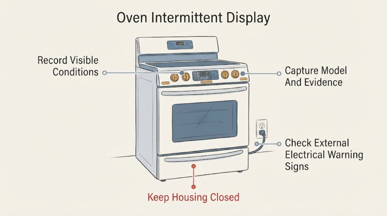 Oven Intermittent Display