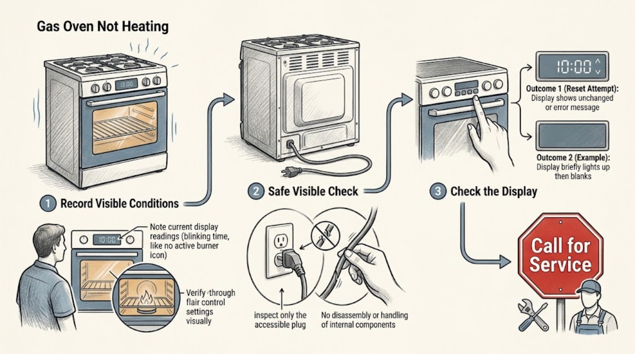 Gas Oven Not Heating