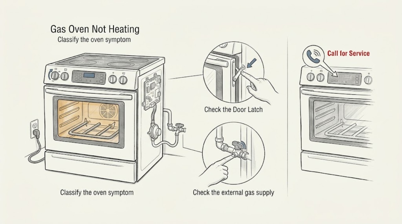 Gas Oven Not Heating