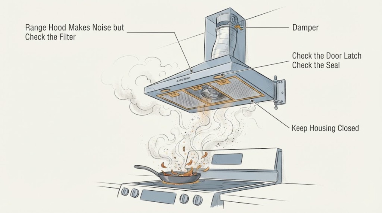 Range Hood Makes Noise but