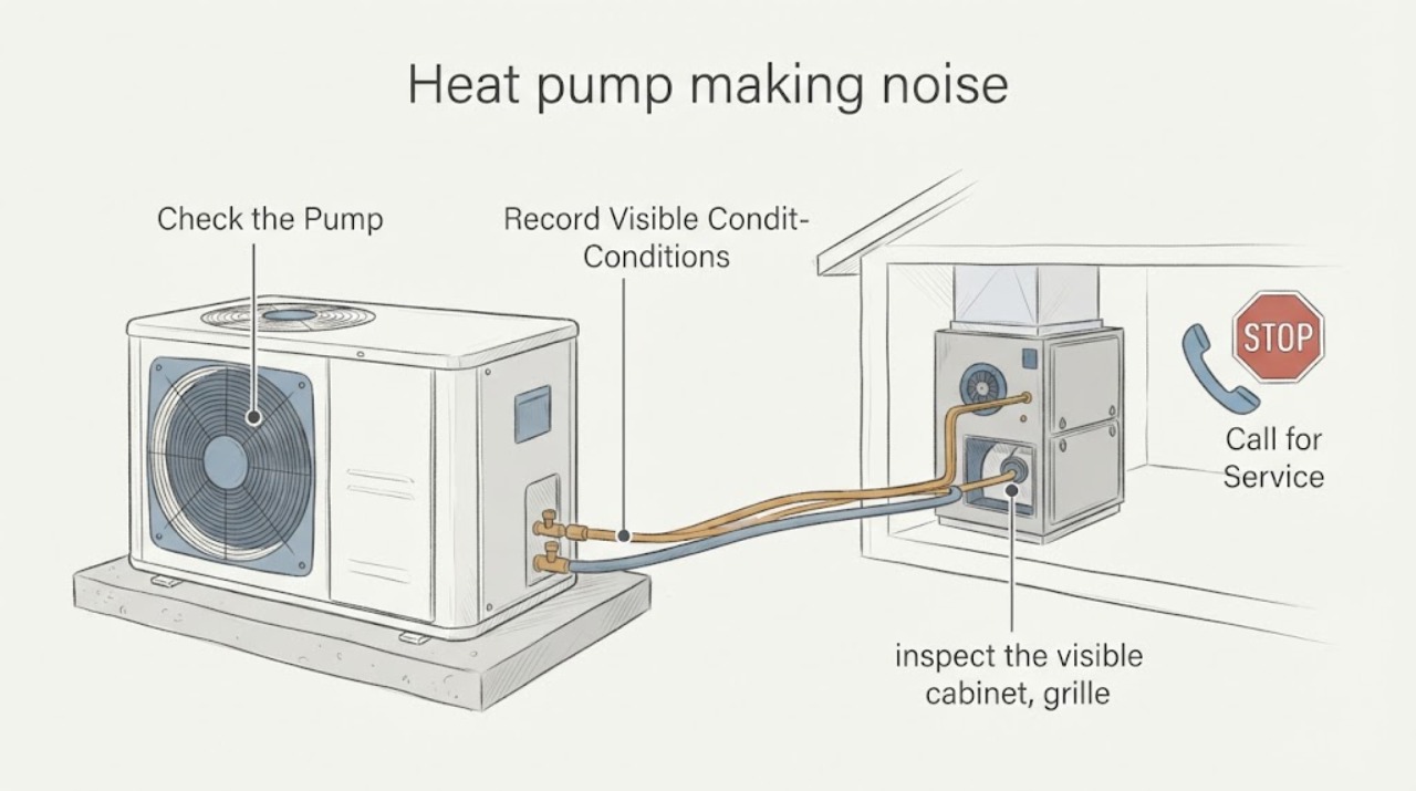 Heat pump making noise