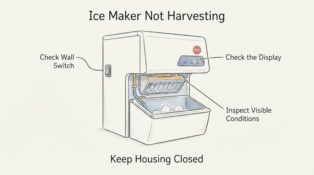 Ice Maker Not Harvesting