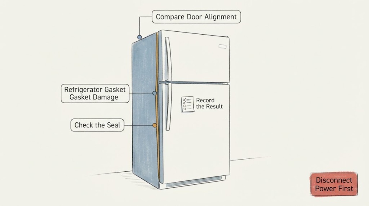Refrigerator Gasket Damage