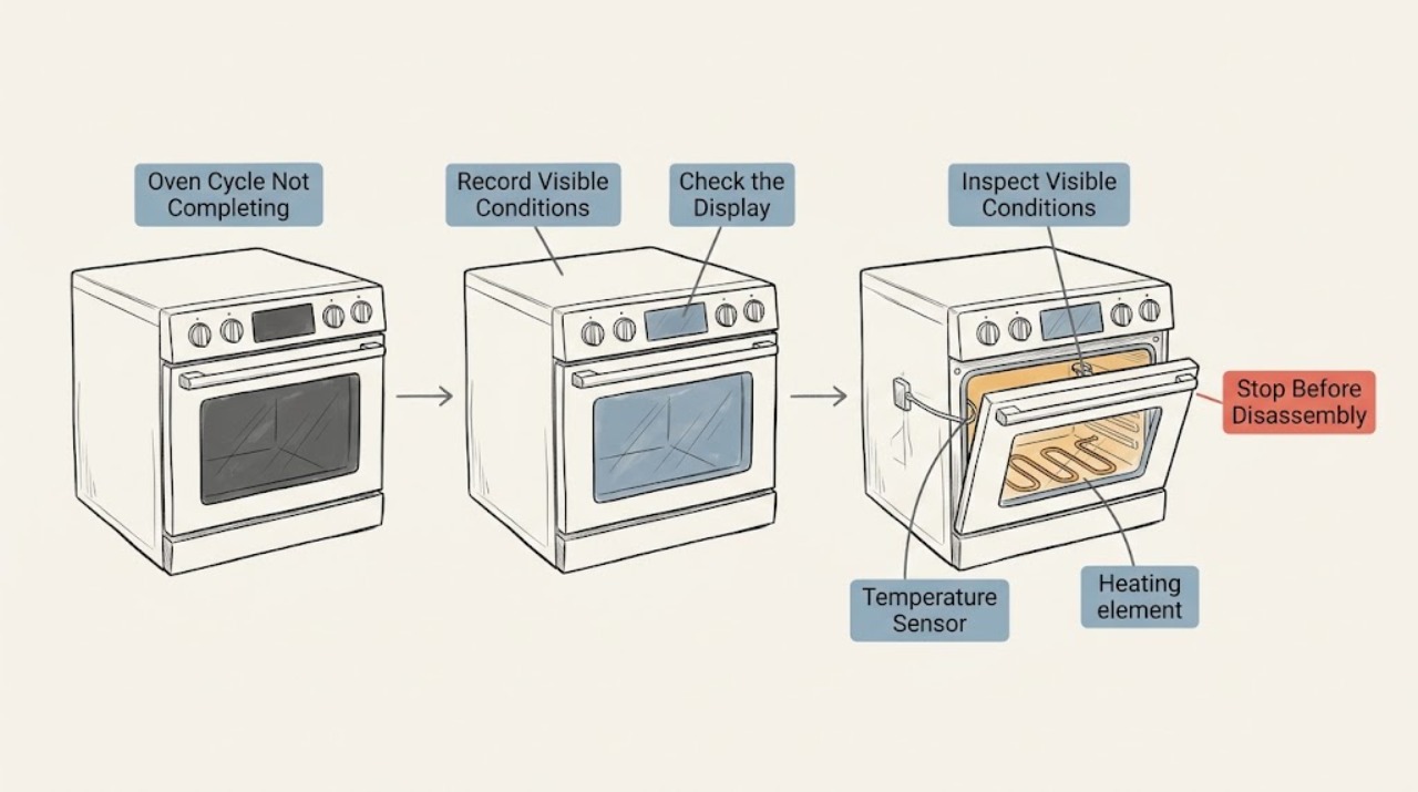Oven Cycle Not Completing