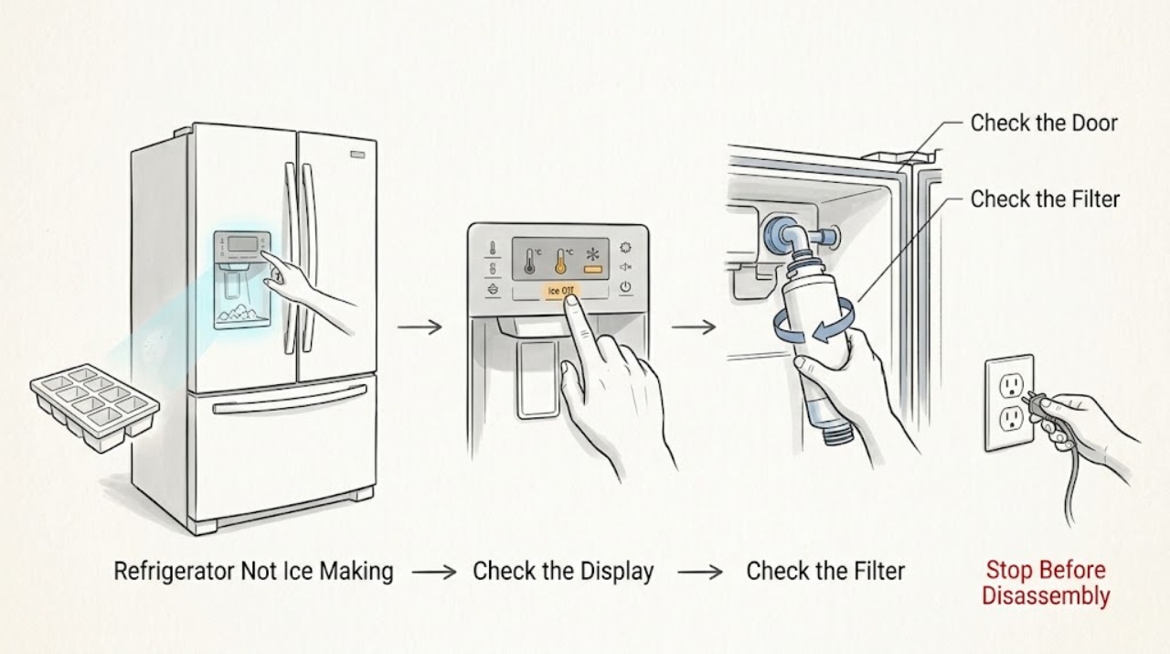 Refrigerator Not Ice Making