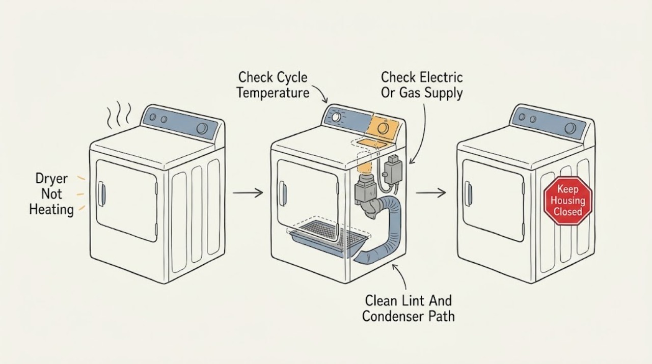 Dryer Not Heating