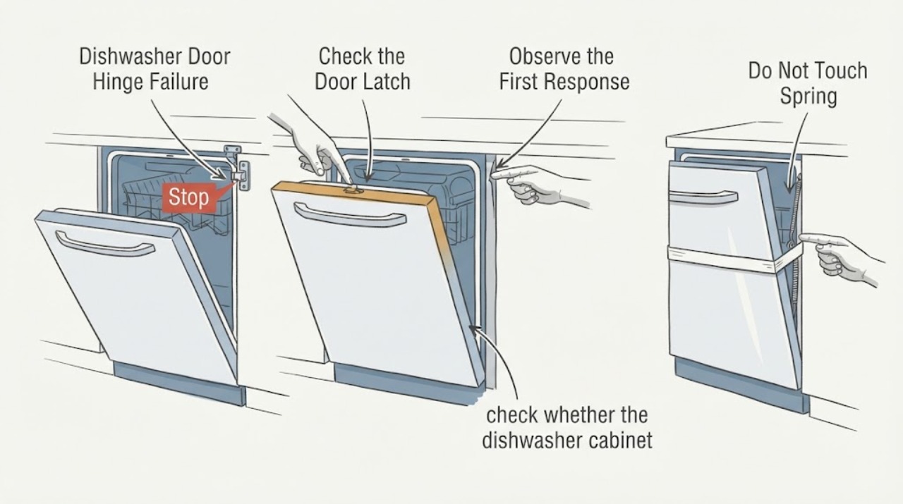 Dishwasher Door Hinge Failure
