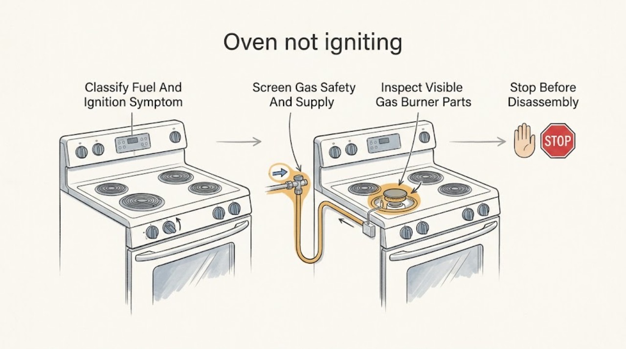 Oven not igniting