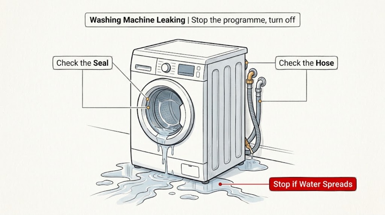 Washing Machine Leaking