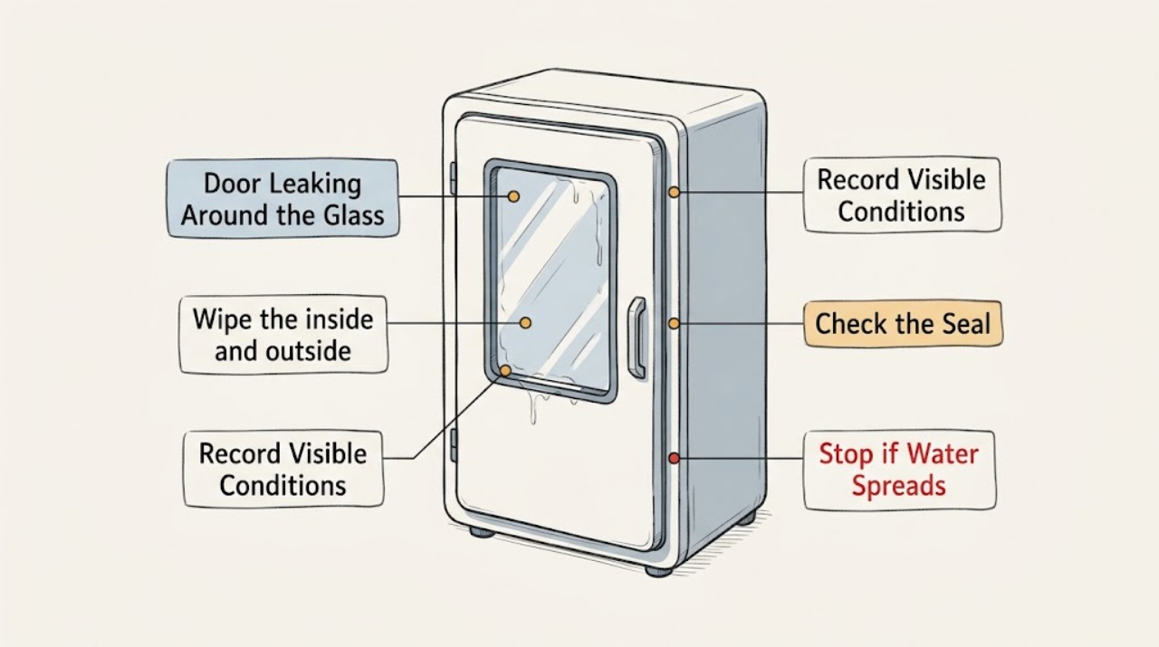 Door Leaking Around the Glass